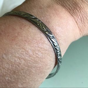 1940s Danecraft Felch Sterling Bangle Bracelet